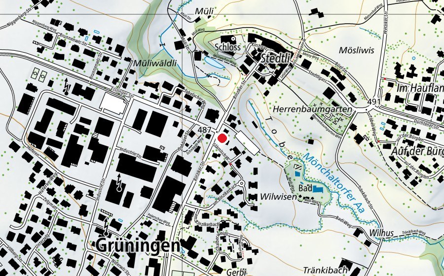 Map showing the location of Kindertagesstätte Vita (Childcare)