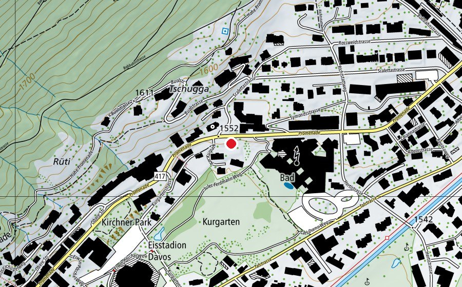 Carte indiquant l’emplacement de Kindervilla Schweizerhaus (Crèche)