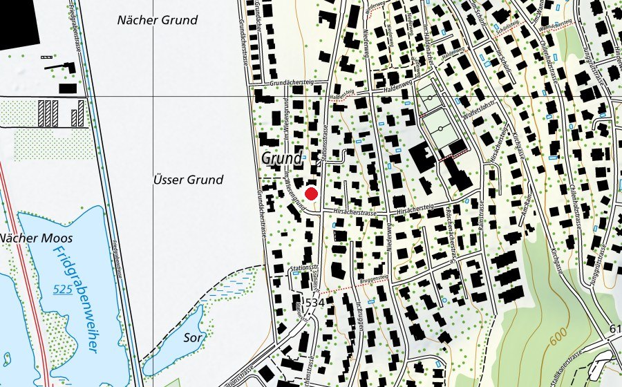 Mappa con la posizione di Kinderzentrum (Asilo nido)