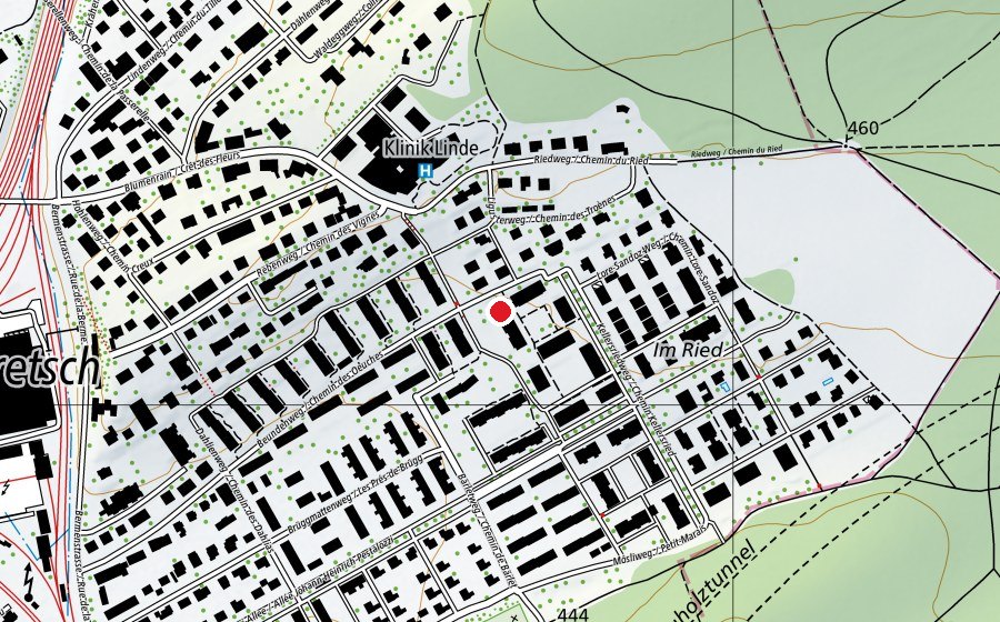 Carte indiquant l’emplacement de Kita Beundenweg (Crèche)