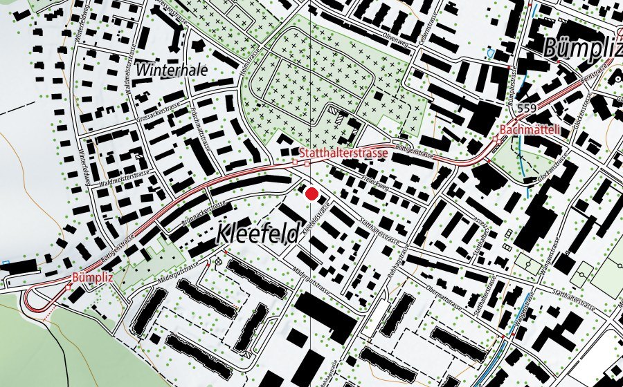 Carte indiquant l’emplacement de Kita Fantasia (Crèche)