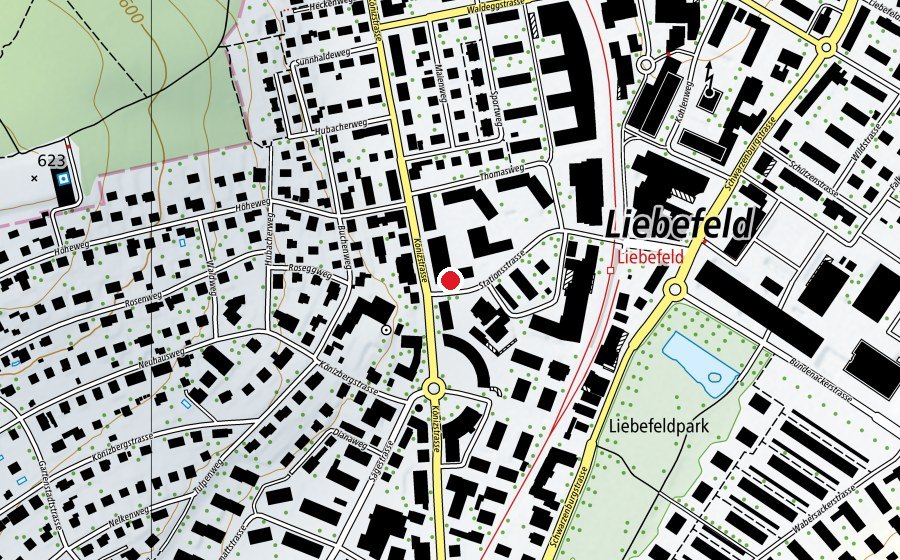 Mappa con la posizione di Kita Fleur (Asilo nido)