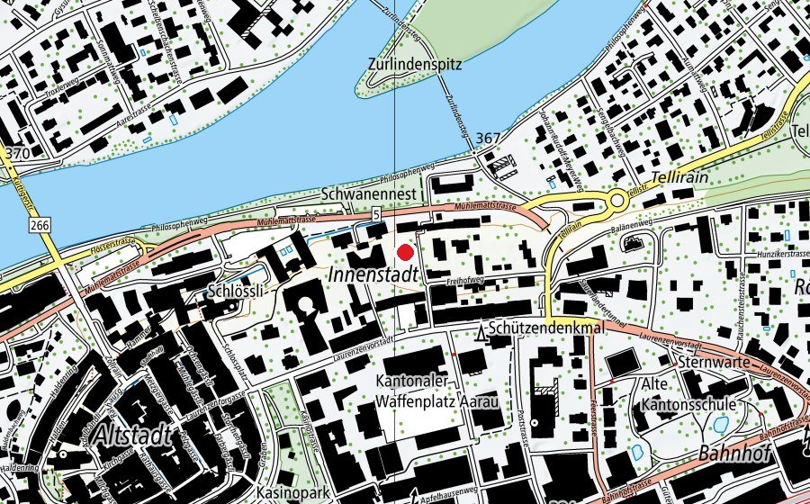 Map showing the location of Kita Freihof (Childcare)