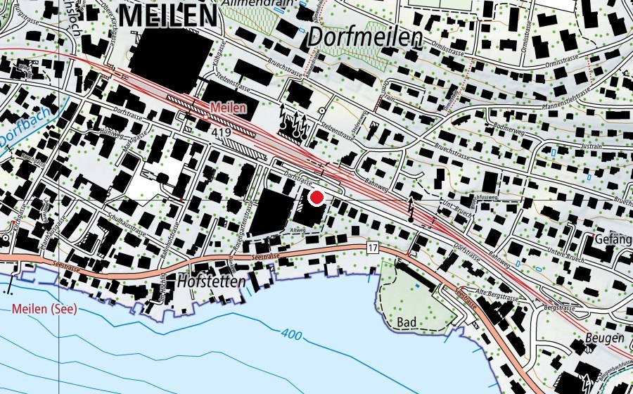 Carte indiquant l’emplacement de Kita Fugu Meilen (Crèche)
