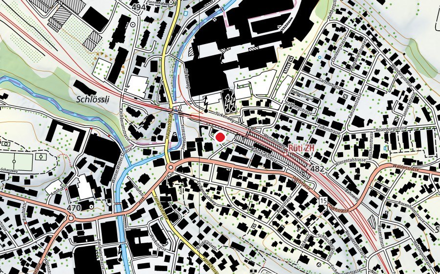 Carte indiquant l’emplacement de Kita Fugu (Crèche)