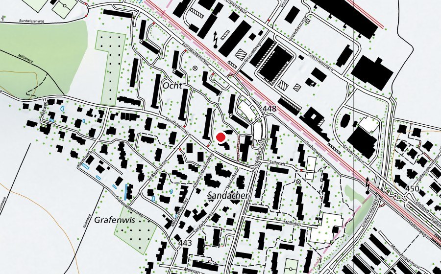 Carte indiquant l’emplacement de Kita Greifensee (Crèche)