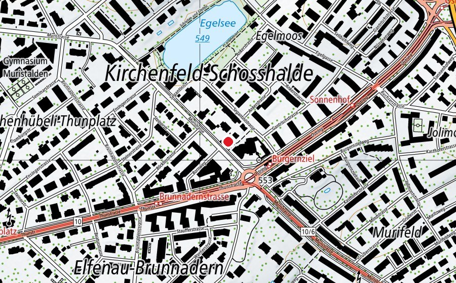 Mappa con la posizione di Kita Himugüegeli (Asilo nido)