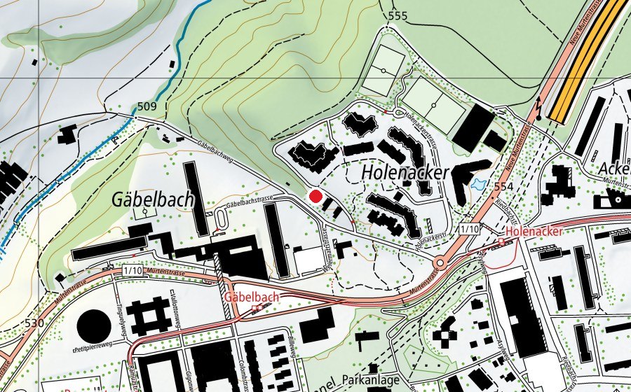 Mappa con la posizione di Kita Holenacker (Asilo nido)