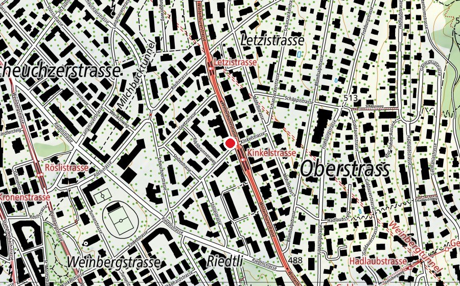 Carte indiquant l’emplacement de Kita KiBiZ (Crèche)