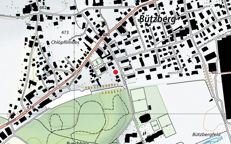 Mappa con la posizione di Kita Kinderhut (Asilo nido)