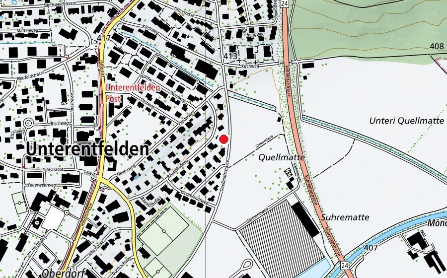 Karte mit dem Standort von KITA Kleine Helden (Kindertagesstätte)