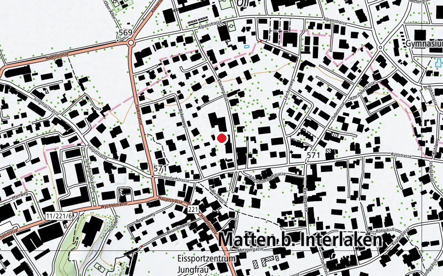 Carte indiquant l’emplacement de Kita Kunterbunt (Crèche)
