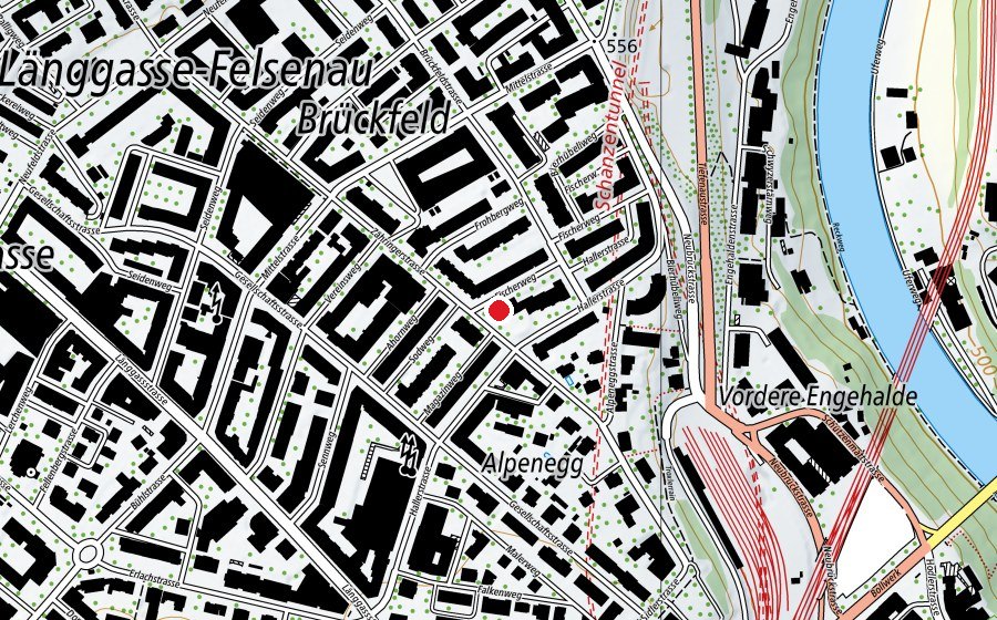Map showing the location of kita libelle (Childcare)