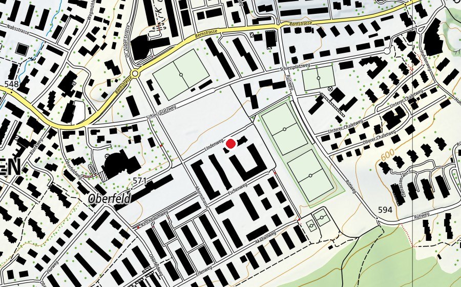Mappa con la posizione di Kita Lindenweg (Asilo nido)