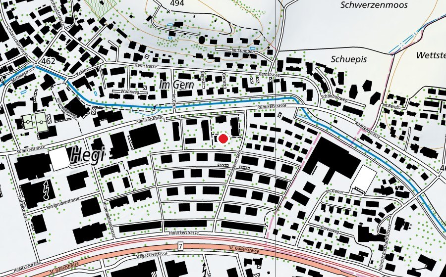 Mappa con la posizione di Kita Luftibus (Asilo nido)