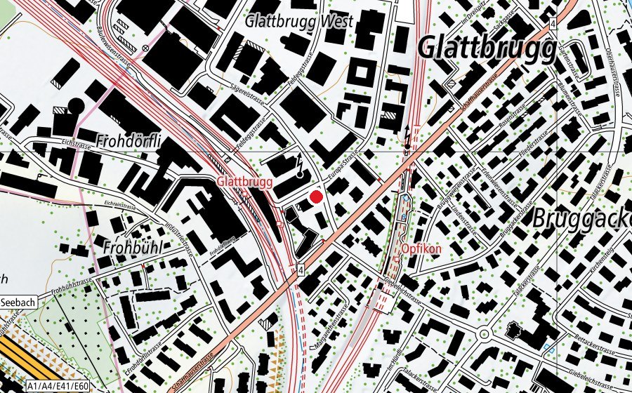 Carte indiquant l’emplacement de Kita Melodie (Crèche)