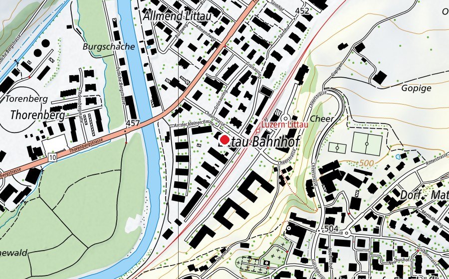 Carte indiquant l’emplacement de Kita Papillon (Crèche)
