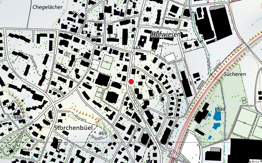 Karte mit dem Standort von KiTa Pfiffikus (Kindertagesstätte)