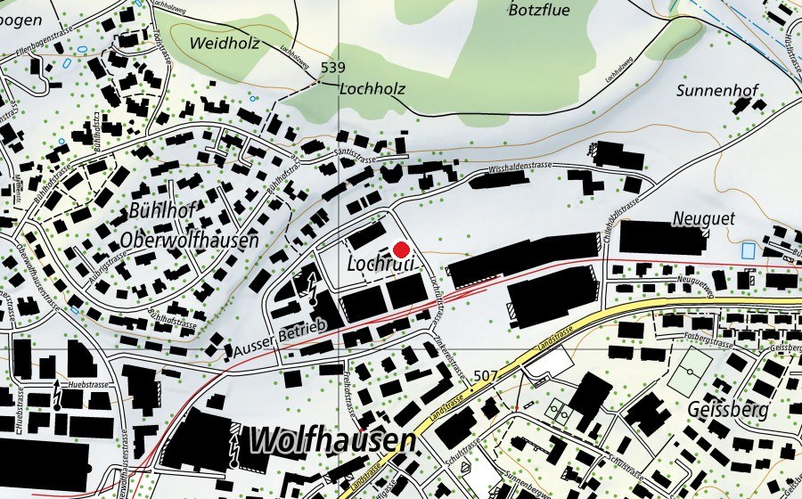 Map showing the location of KiTa plus (Childcare)