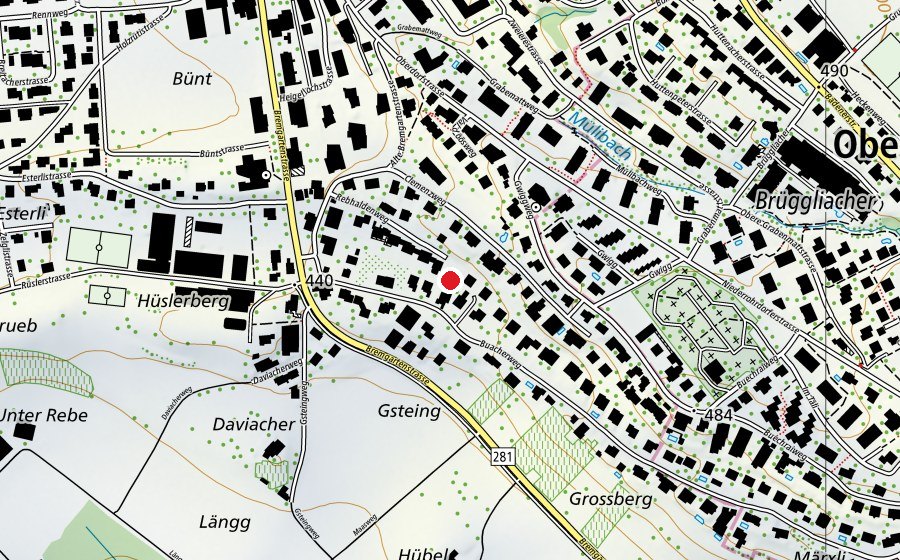 Map showing the location of Kita Rohrdorf (Childcare)