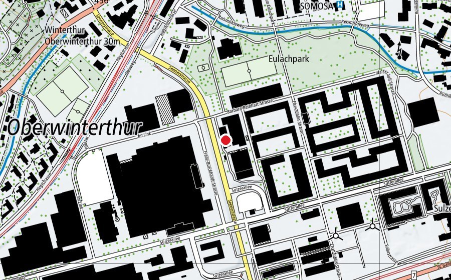 Carte indiquant l’emplacement de Kita SalZH (Crèche)