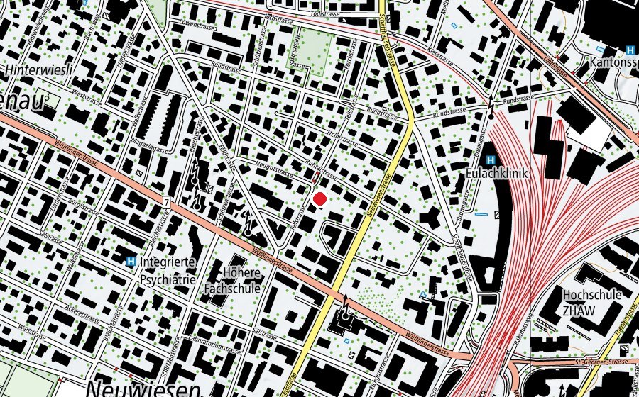 Mappa con la posizione di Kita SalZH (Asilo nido)