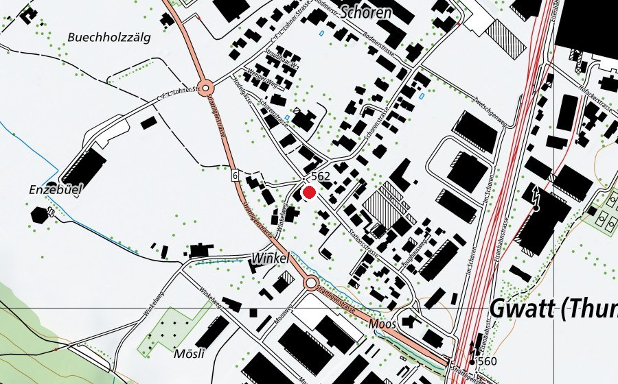 Carte indiquant l’emplacement de Kita Schorenhof (Crèche)