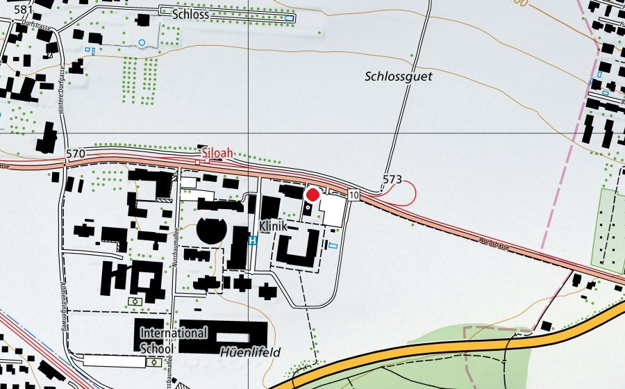 Map showing the location of Kita Siloah (Childcare)