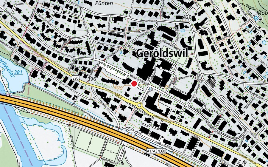 Mappa con la posizione di KiTa Stärneland (Asilo nido)