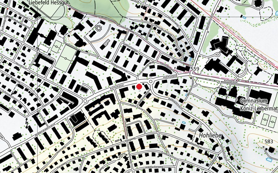 Mappa con la posizione di kita steinhölzli (Asilo nido)