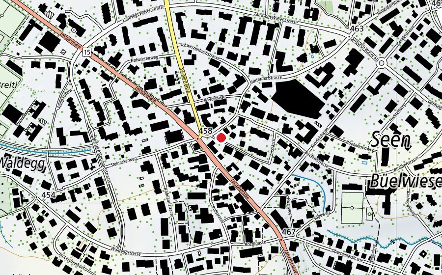 Map showing the location of KiTa Sunneberg (Childcare)