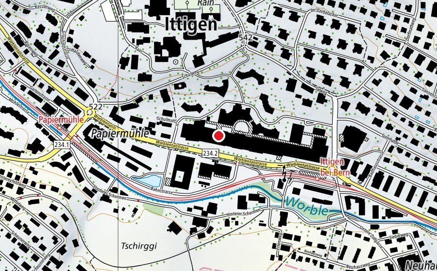 Mappa con la posizione di Kita Talgutzentrum (Asilo nido)