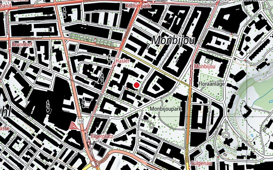 Mappa con la posizione di Kita Topolina (Asilo nido)
