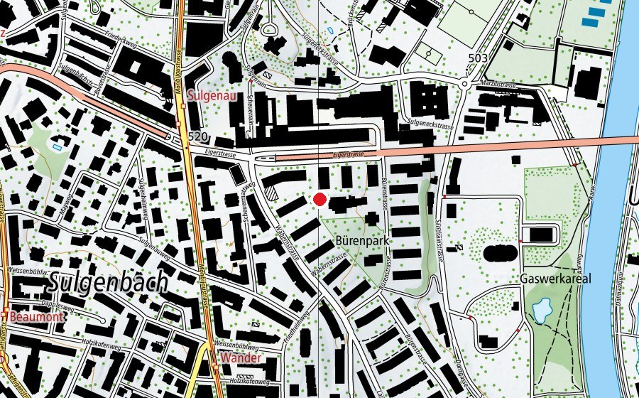 Map showing the location of Kita Yeladim (Childcare)