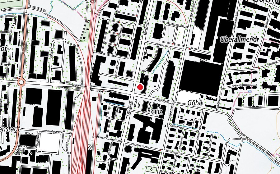 Carte indiquant l’emplacement de Kita Zauberstern (Crèche)