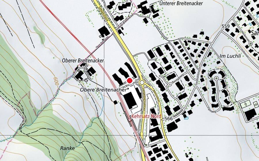 Map showing the location of KitaMerlin (Childcare)