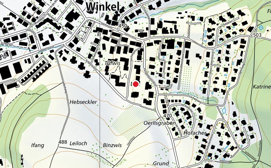 Carte indiquant l’emplacement de kleine RiESEN (Crèche)