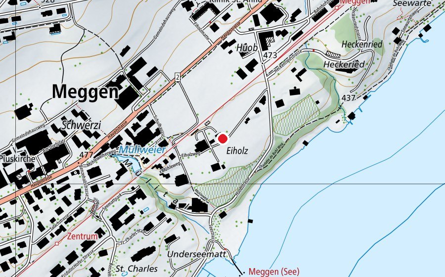 Carte indiquant l’emplacement de Knirps (Crèche)