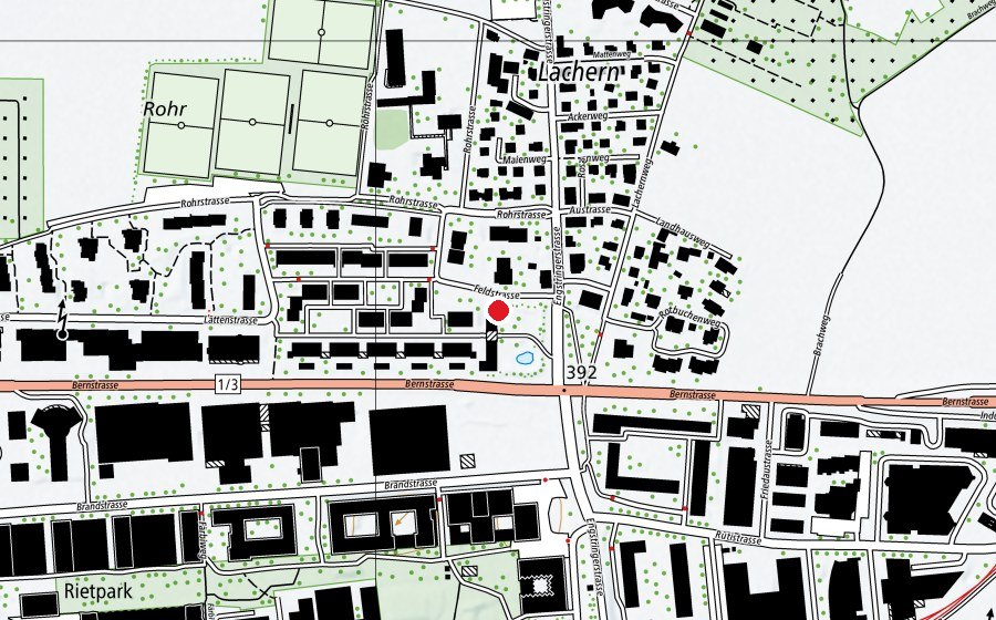 Carte indiquant l’emplacement de Krippe KiMi (Crèche)