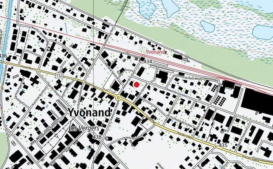 Carte indiquant l’emplacement de Le Château de Sable (Crèche)
