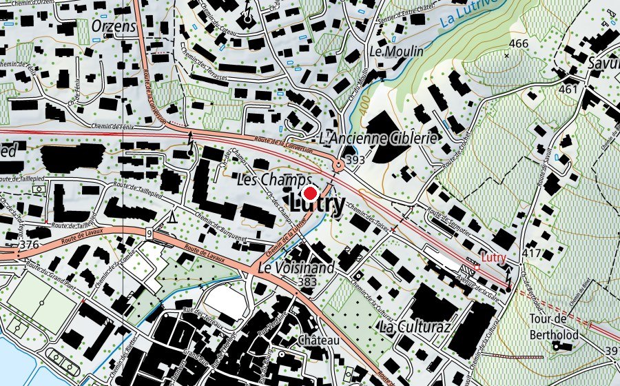 Map showing the location of Les Ouistitis (Childcare)