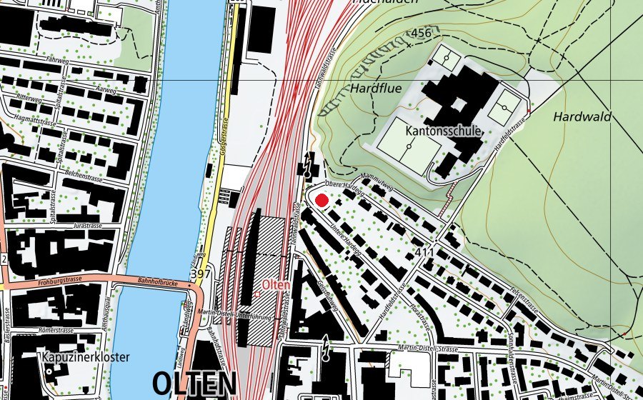 Carte indiquant l’emplacement de Lilly & Lars (Crèche)