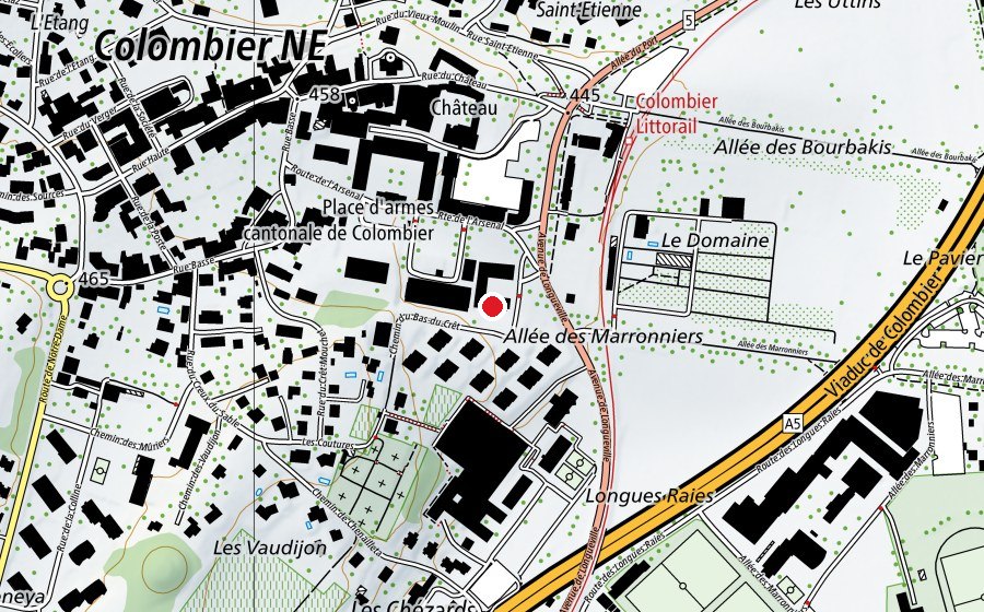 Mappa con la posizione di Ma crèche sous les étoiles (Asilo nido)
