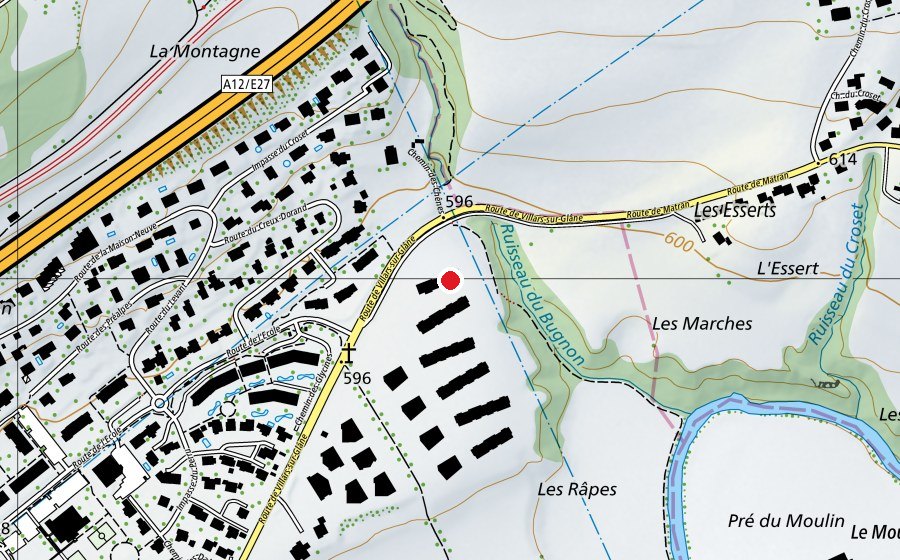Map showing the location of Matr’Envol ! (Childcare)