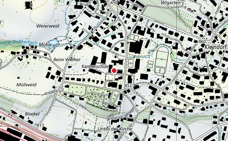 Mappa con la posizione di Memory Elternkindzentrum (Asilo nido)