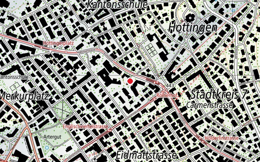 Mappa con la posizione di Mittaghort Hillside (Asilo nido)