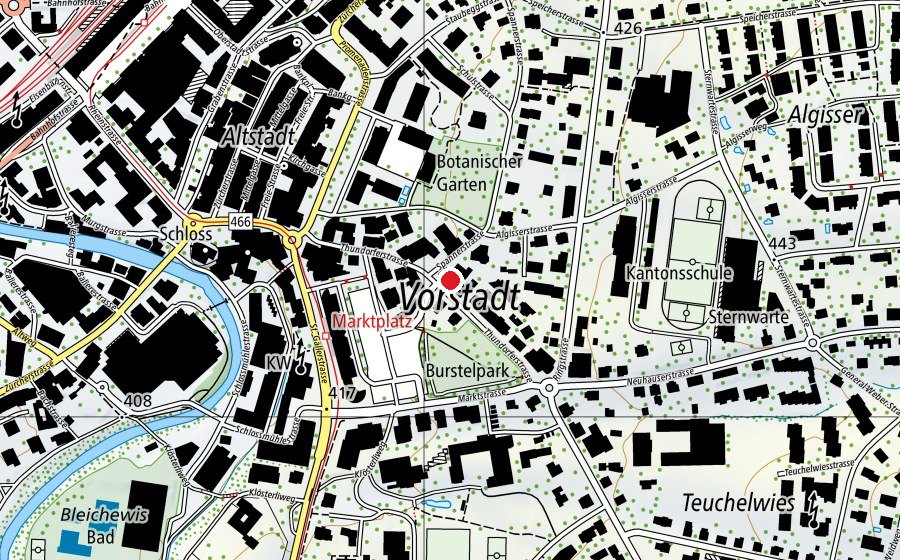 Carte indiquant l’emplacement de Mittagstisch Spanner (Crèche)