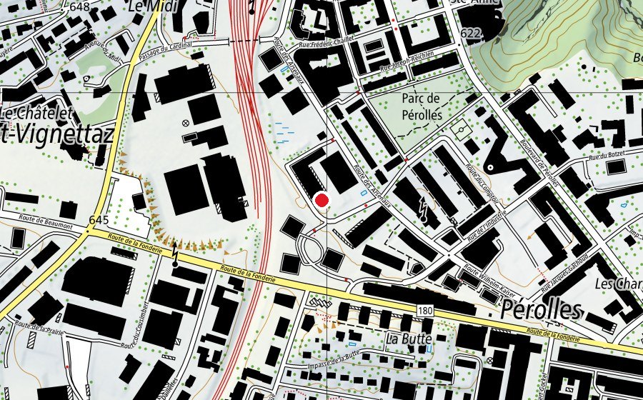 Mappa con la posizione di Pérollino (Asilo nido)