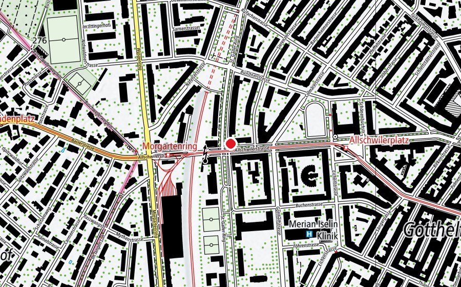 Map showing the location of Pinocchio (Childcare)