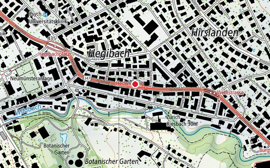 Mappa con la posizione di Rachel's Kinderkrippe (Asilo nido)